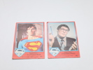 2 stk Superman: The Movie samlekort (Topps, 1978)
