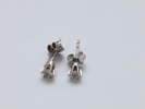 Diamantøredobber i 14 kt hvitt gull

