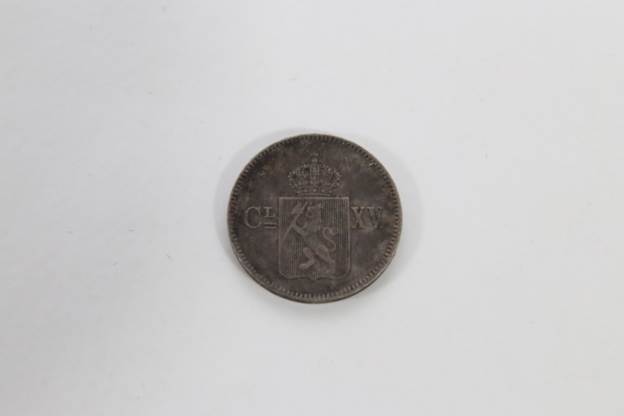 3 Skilling sølv – Karl XV, Kongsberg 1869
