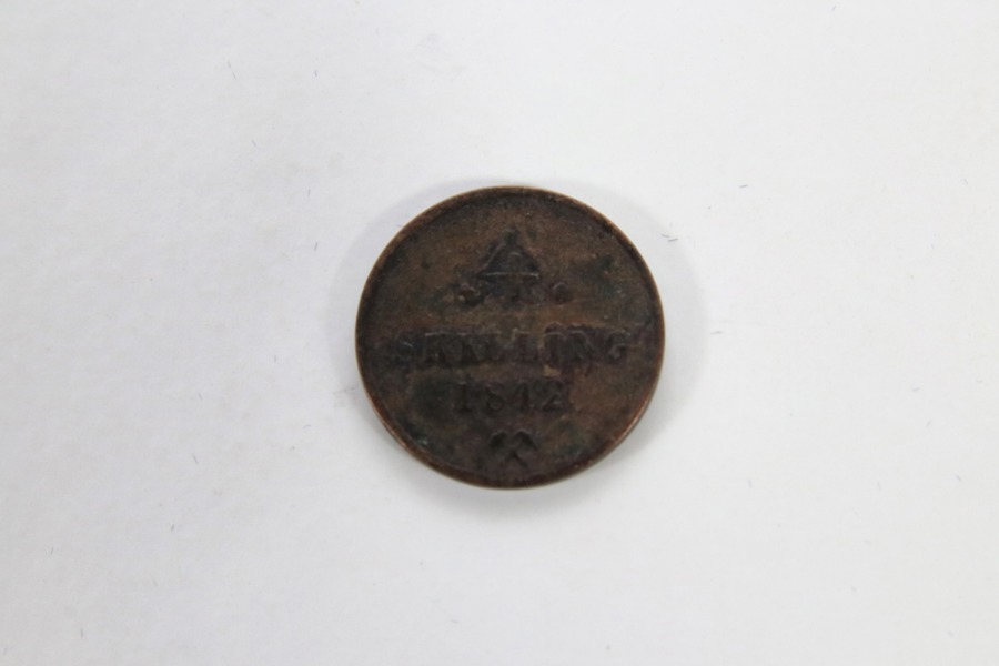 4 Skilling – Carl XIV Johan, Kongsberg 1842
