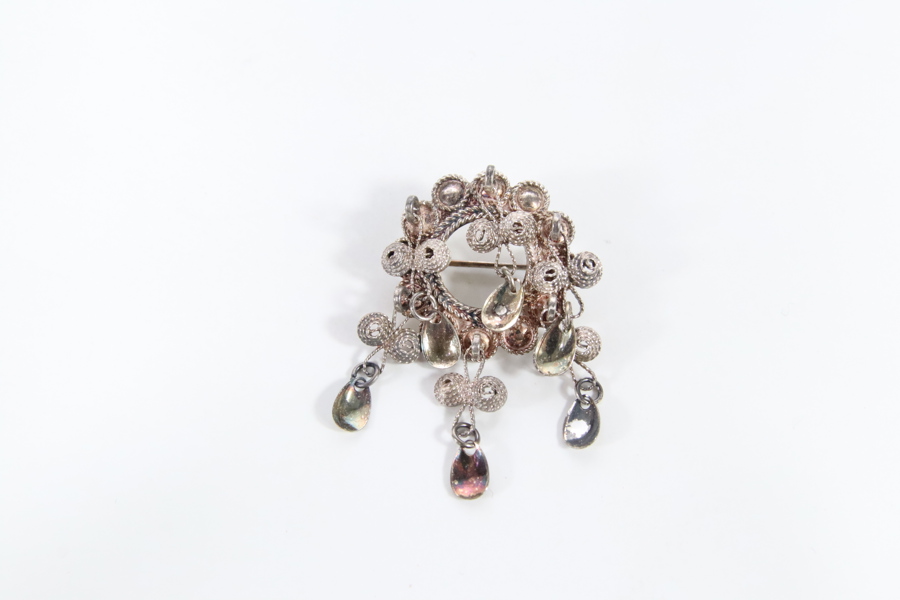 Norsk sølje i 830s sølv, T.H.B handarbeid
