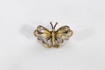 Sommerfugl-brosje i 800-sølv med filigran
