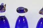 Hadeland Glassverk – De hellige tre konger i koboltblått glass.