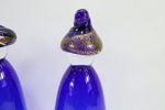 Hadeland Glassverk – De hellige tre konger i koboltblått glass.