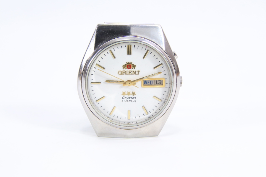 Orient 3 Star automatisk herreklokke – hvit urskive, 36 mm
