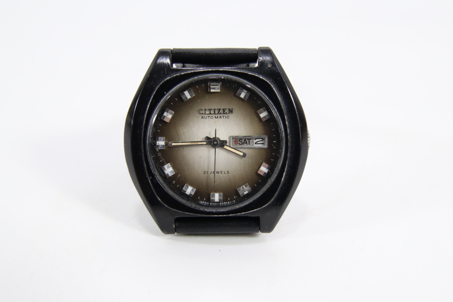 Citizen Automatic herreklokke – brun solburst urskive, 39 mm
