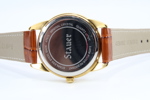 Stauer Presidio quartz herreklokke – gulltonet kasse, 40 mm