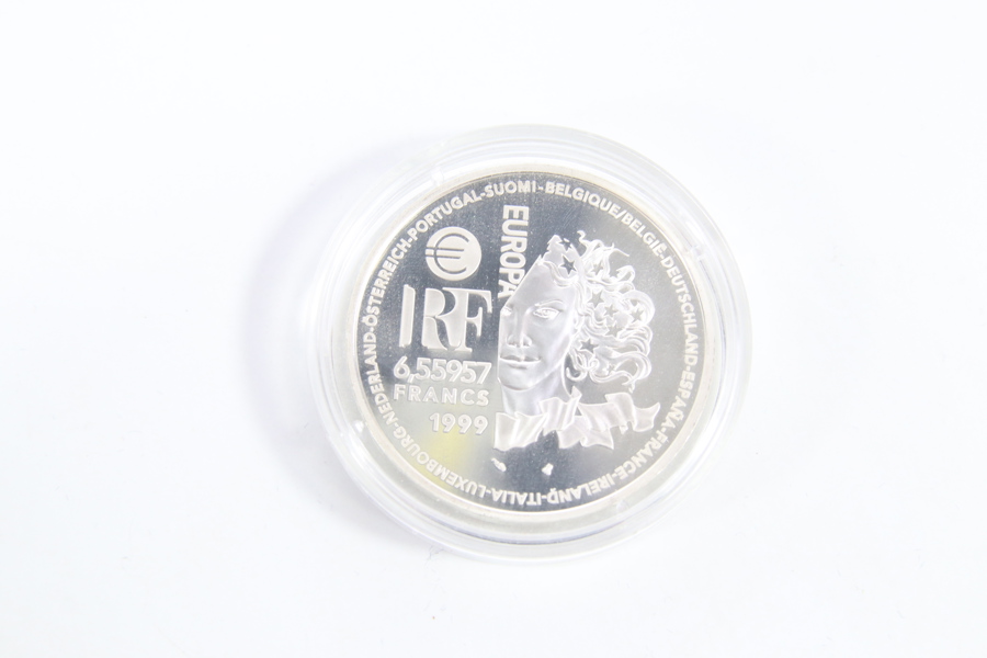 Frankrike 6,55957 Francs 1999 – Europa minnemynth
