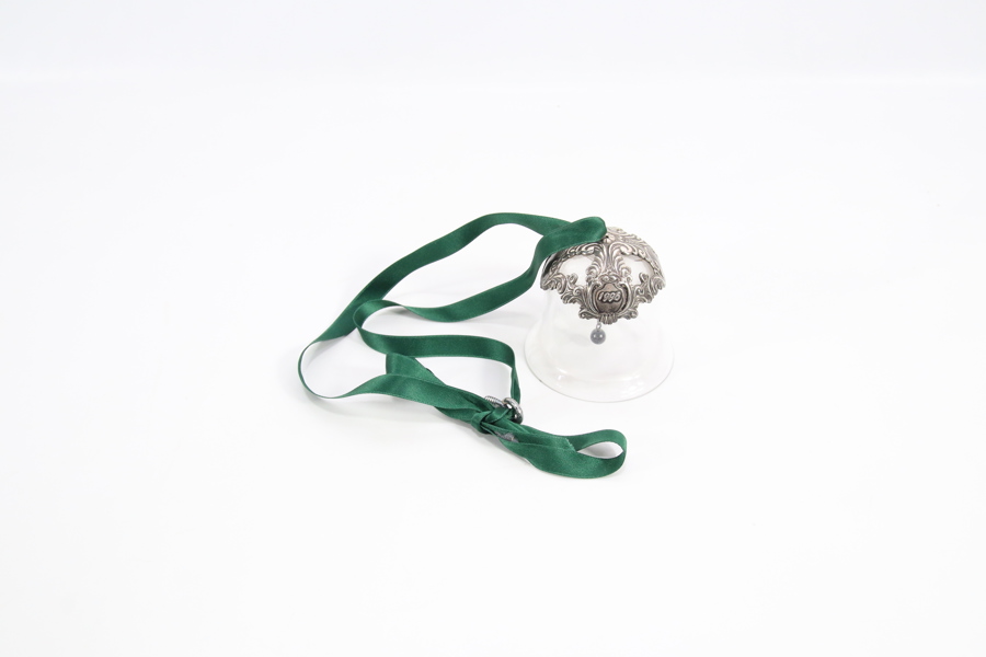 MYLIUS – Juleklokke i sølv og glass 1996
