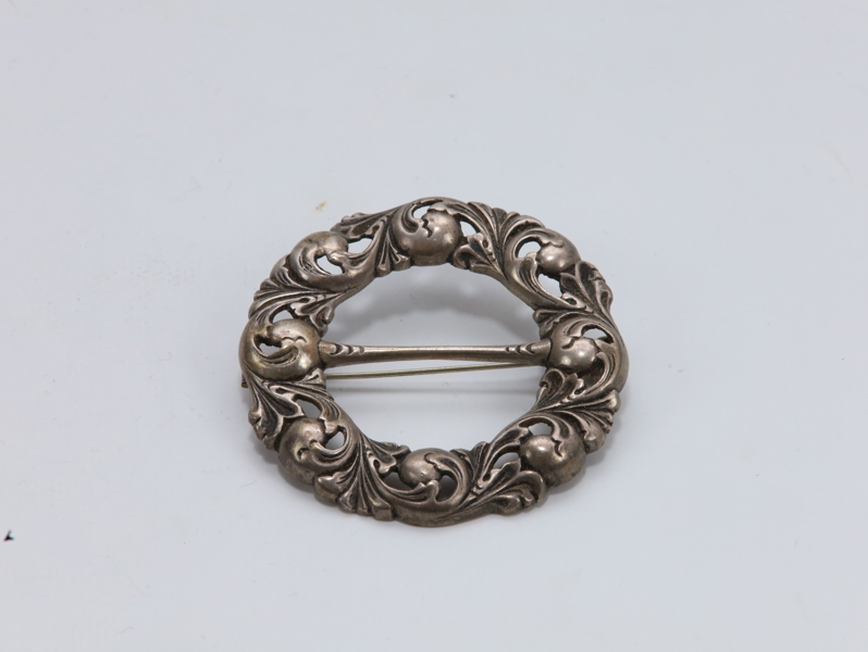 Sølvspenne i jugendstil – S830S, ca. 1900–1920
