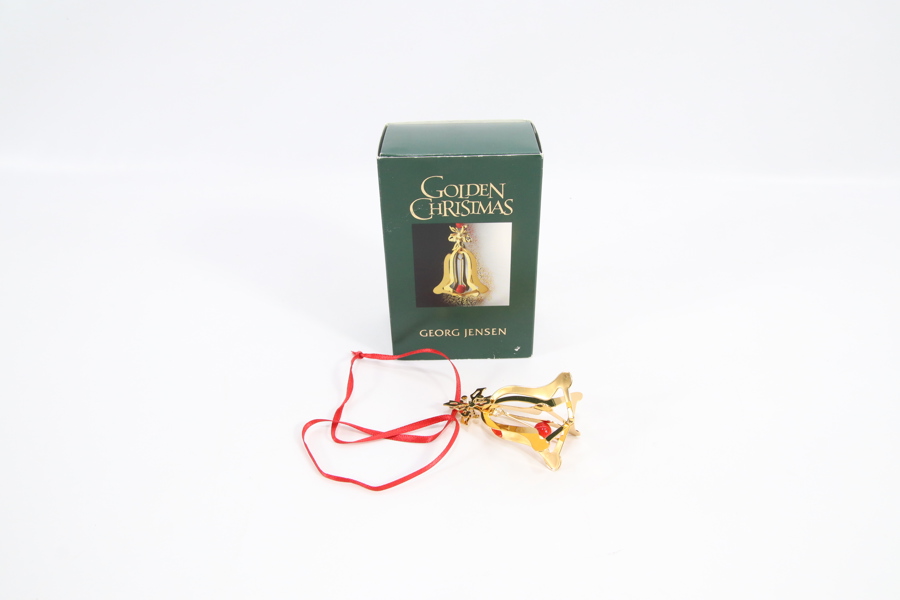 GEORG JENSEN – Golden Christmas klokke 2001
