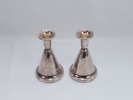Par lysestaker i 830 sølv – norsk arbeid, høyde 13,4 cm
