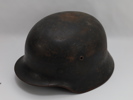 Tysk stålhjelm M40 – original, brukt under 2. verdenskrig