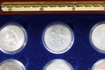 Norges 5-kroners minnemynter – komplett sett i etui
