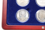 Norges 5-kroners minnemynter – komplett sett i etui
