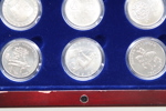 Norges 5-kroners minnemynter – komplett sett 1975–1997

