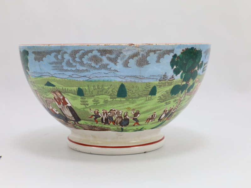 Egersunds Fayancefabrik – bolle/ skål, dekor “Øvre Telemarken”, diameter ca. 14 cm
