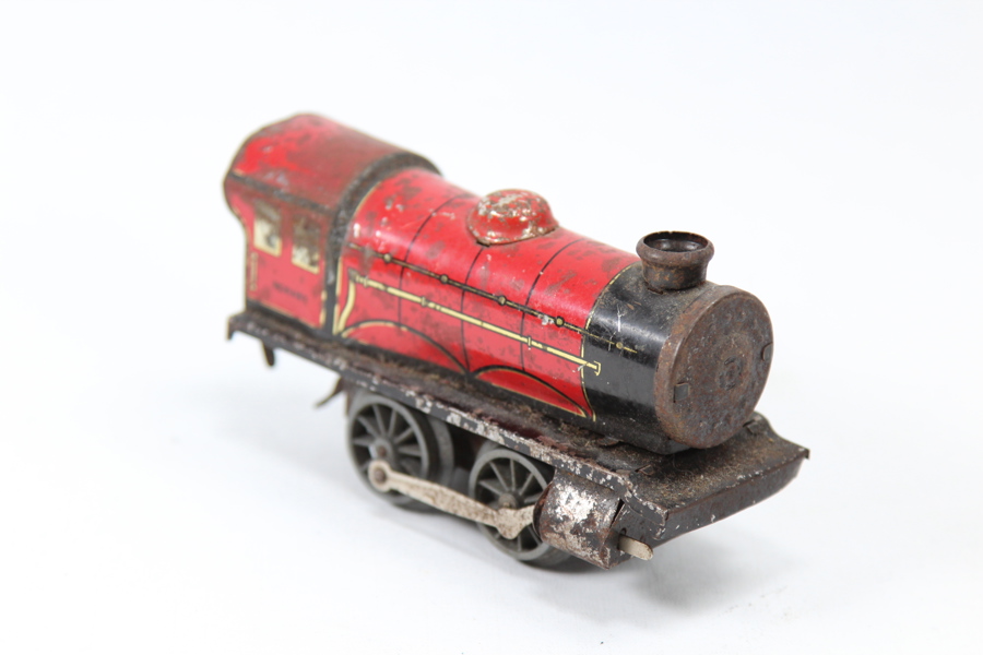 Gammelt blikk tog - Meccano England - Hornby