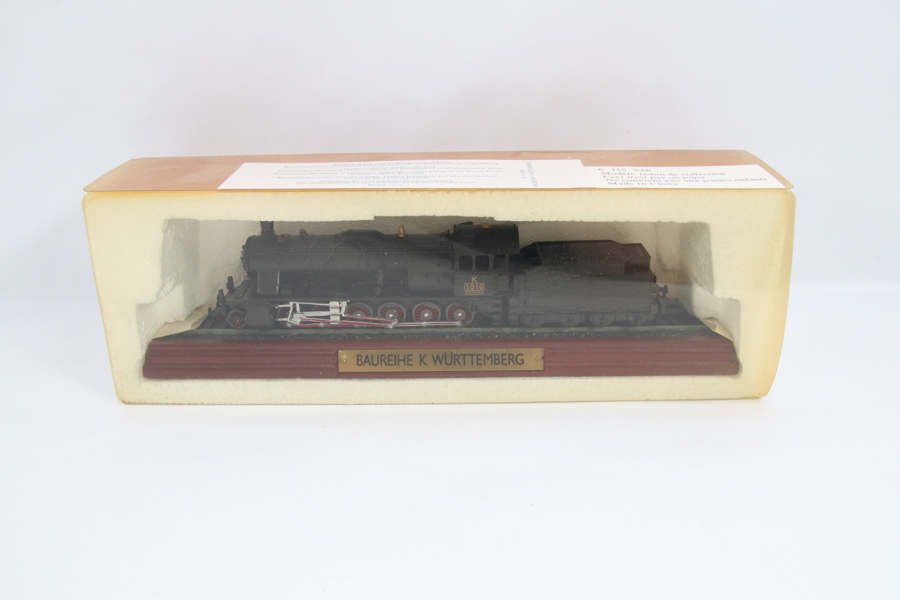 Modelljernbane – Baureihe K Württemberg i original eske