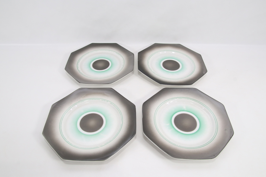 Porsgrund Porselen fat, 4 stk – Nora Gulbrandsen