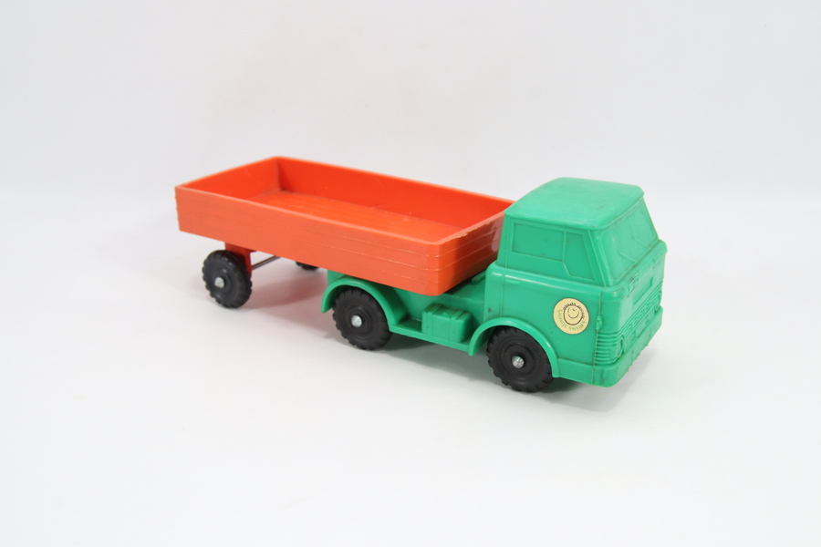 Vintage Glanite Sweden lastebil i plast