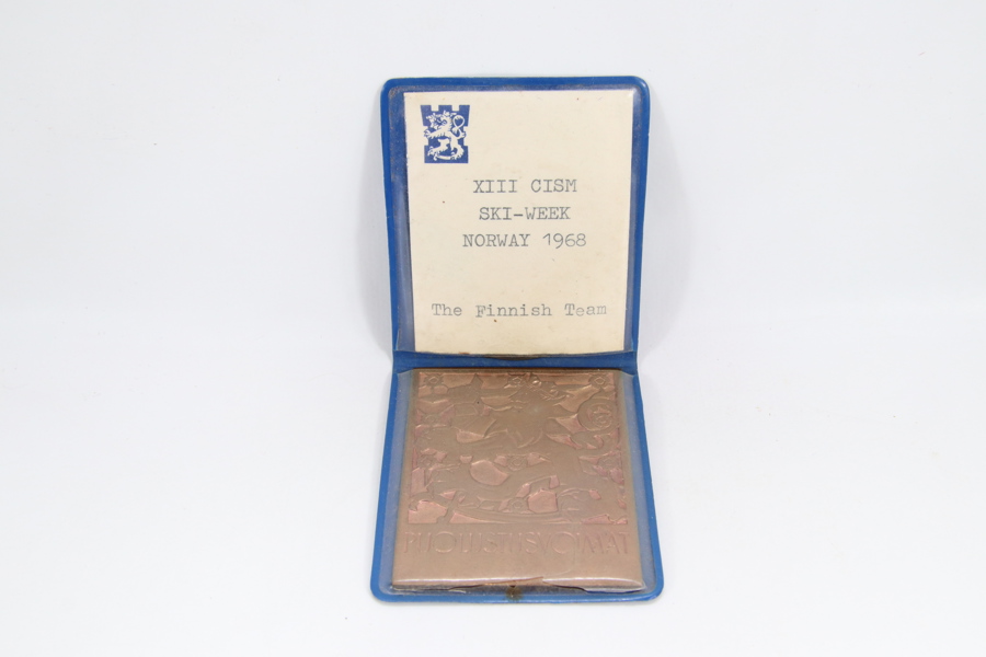 Minnemedalje fra XIII CISM Ski-Week Norge 1968 – Finland
