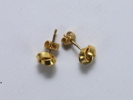 14K gull øredobber – «Love Knot» / knute-design (585)