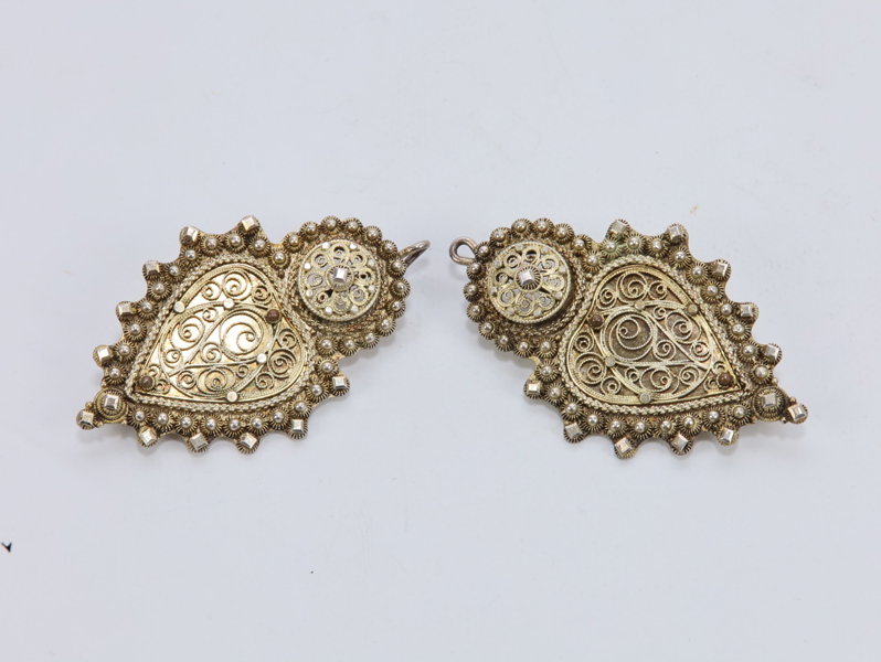 Bunadslås i filigran – T. Dalen, 830 sølv