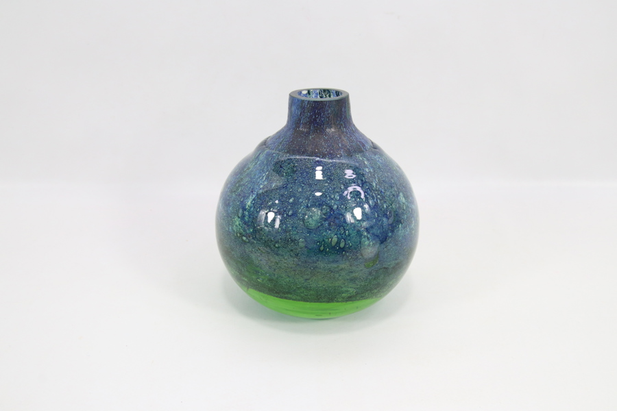 Munnblåst kunstglassvase – Benny Motzfeldt for Randsfjord Glassverk
