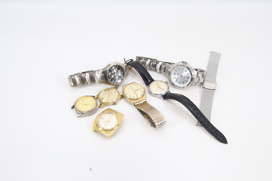 Parti armbåndsur – diverse modeller – selges samlet
