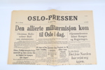 Samling norske aviser fra krig og frigjøring, 1941–1945