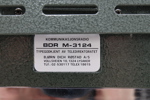 BDR M-3124 “Sitting Bull” kommunikasjonsradio med mikrofon
