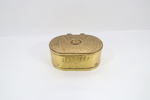 Lite messing skrin med lokk