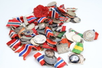 Parti diverse medaljer og merker
