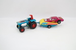 Matchbox Super Kings traktor med henger og bil

