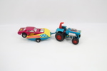Matchbox Super Kings traktor med henger og bil
