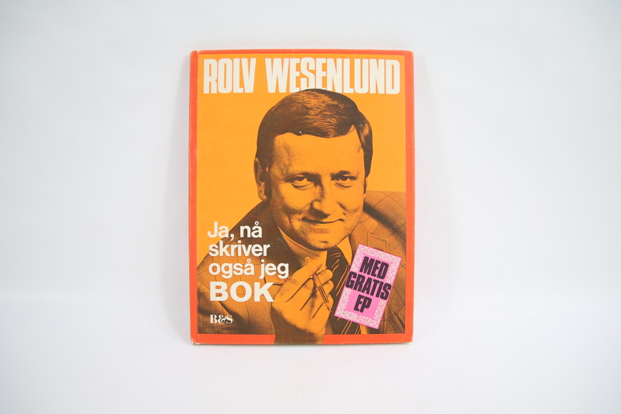 Rolv Wesenlund Bok signert