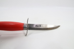 Mora speiderkniv med rød slire
