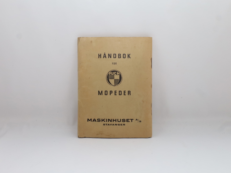 Håndbok for Puch mopeder – Maskinhuset A/S, Stavanger