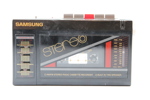 Vintage Samsung stereo AM/FM casette recorder