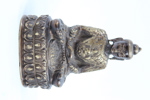 Liten budda figur i messing fra første halvdel av 1900 tallet.