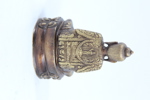 Liten budda figur i messing fra første halvdel av 1900 tallet.