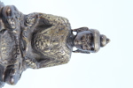 Liten budda figur i messing fra første halvdel av 1900 tallet.
