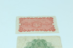 To stykk sedler - 1 Krone 1948 og 2 Krone 1922