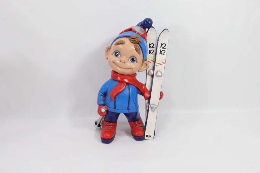 Figur med ski