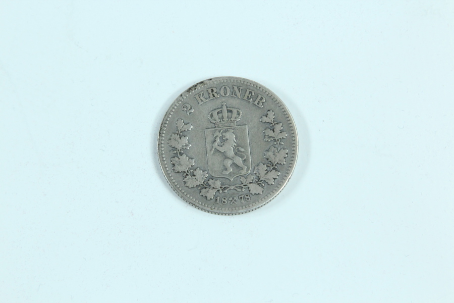 2 Krone 1878 sølv