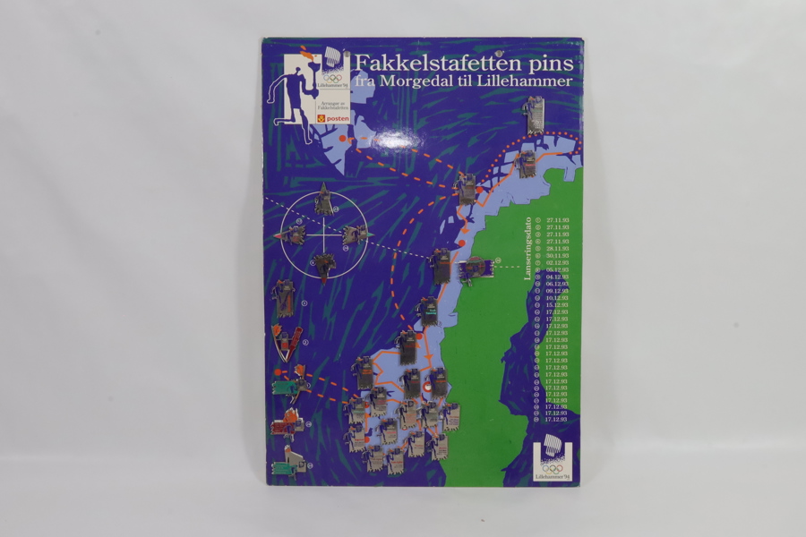 Fakkelstafetten  Ol i Lillehammer pins