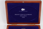 Proof coins of Norway 2006 med medalje i Platina