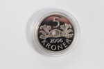 Proof coins of Norway 2006 med medalje i Platina