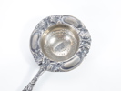 Opphøiet Rose tesil i sølv 830 / Raised Rose tea strainer in 830 silver